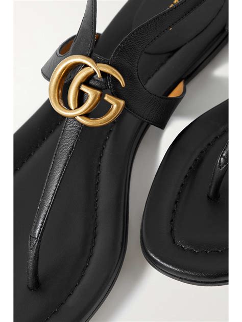 gucci sandali legno|GUCCI Marmont logo.